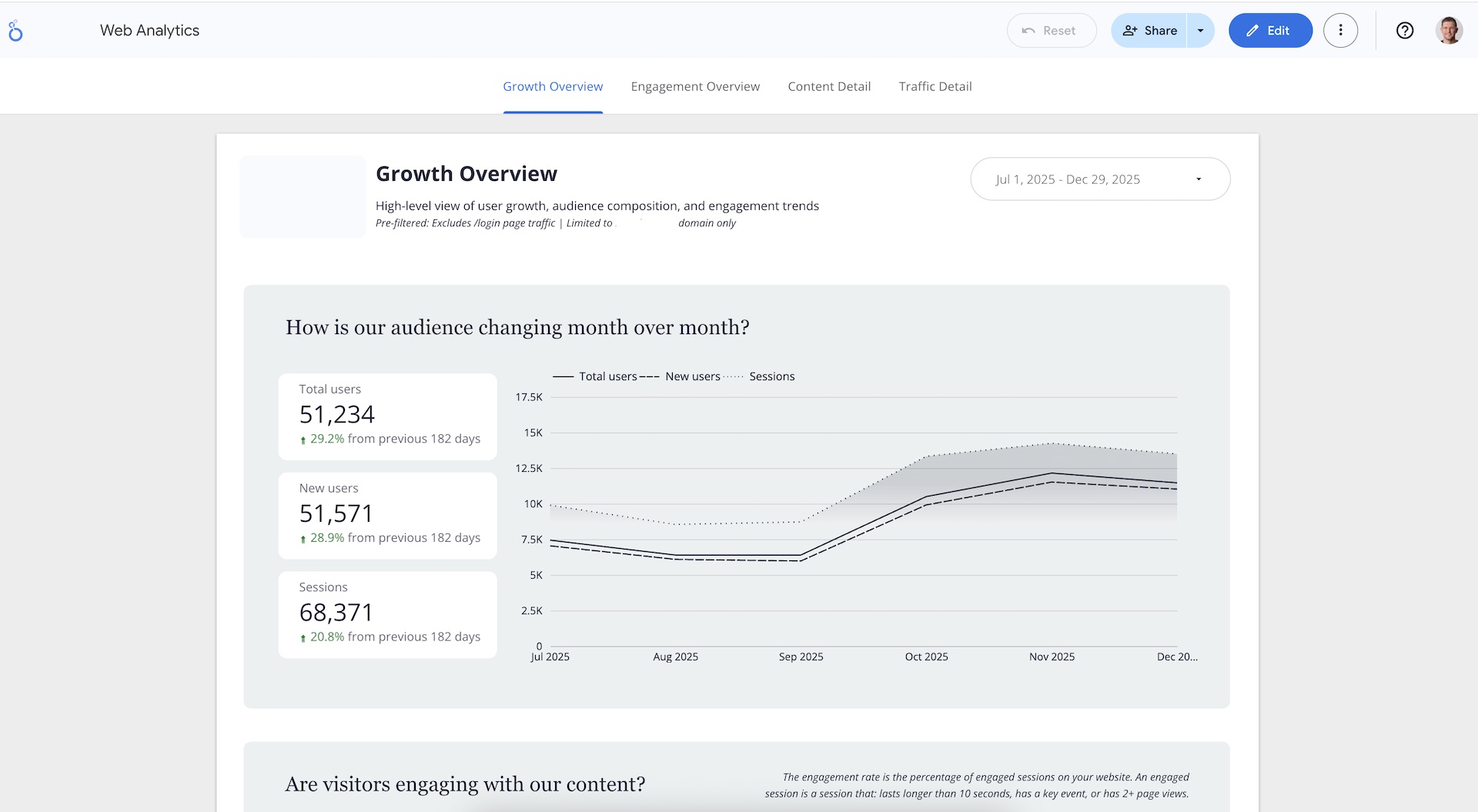 custom looker studio dashboard